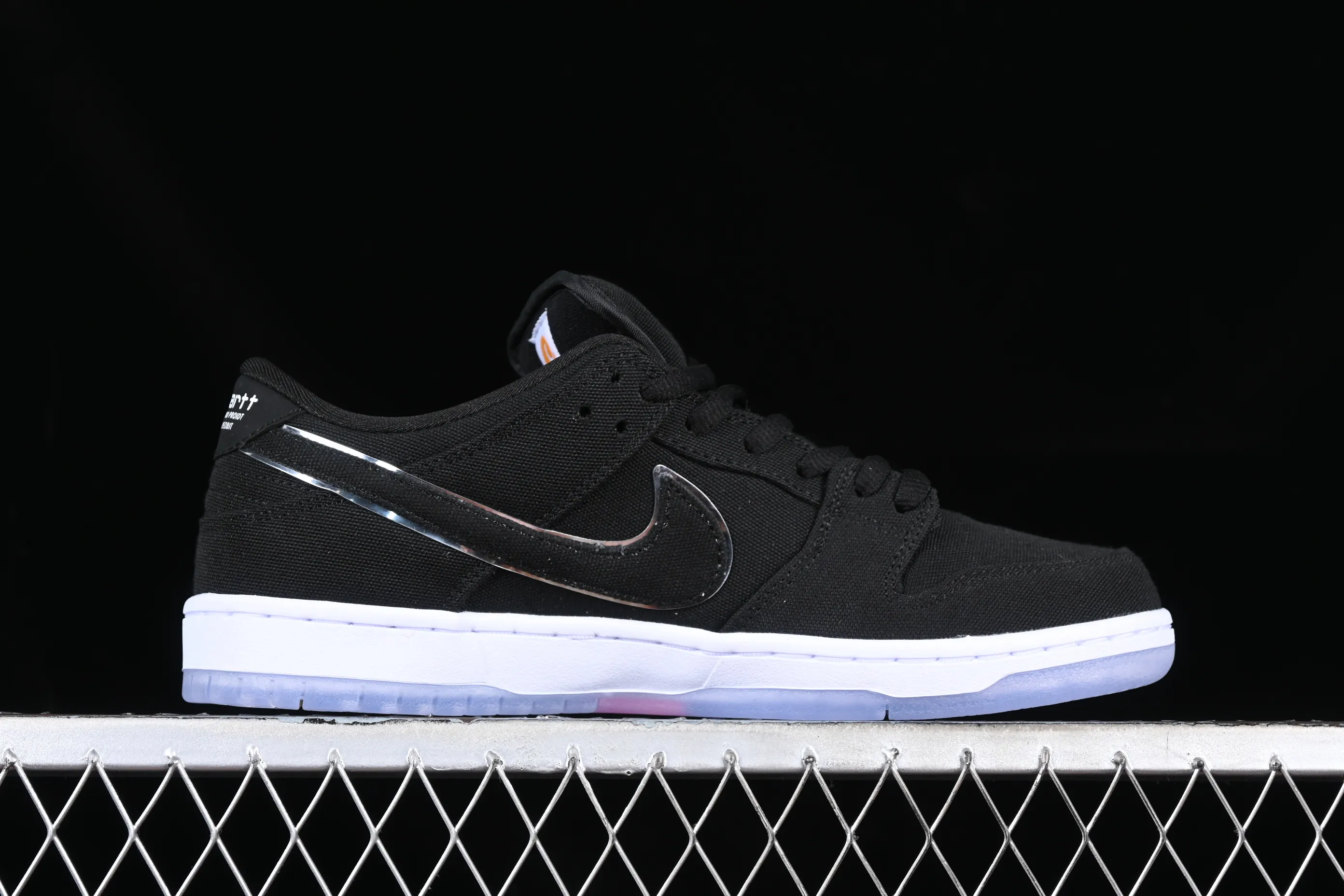 All categories Nk SB Dunk Series Nk SB Dunk Low low-top sneakers Eminem x Carhartt x Nk Dunk SB three-party joint brand electroplated black silver SB low-top casual sneakers FN4193-013